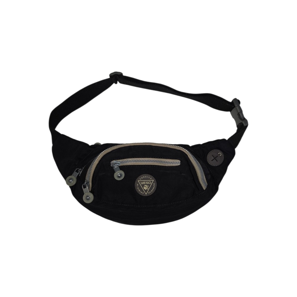 Yeso Outmaster Corsica Waist Bag Black Nylon Travel Hip Pack Fanny Pack Unisex - Picture 1 of 8
